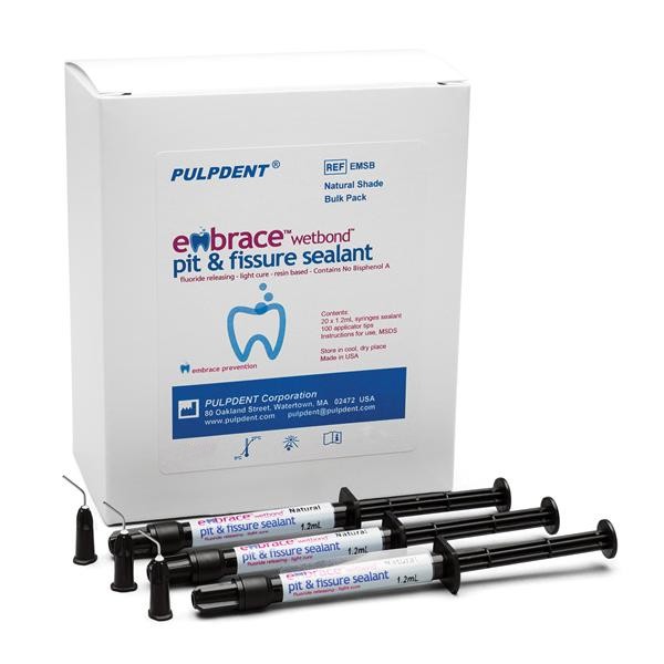 Pulpdent EMSB Embrace WetBond Pit & Fissure Sealant Bulk Dental Kit