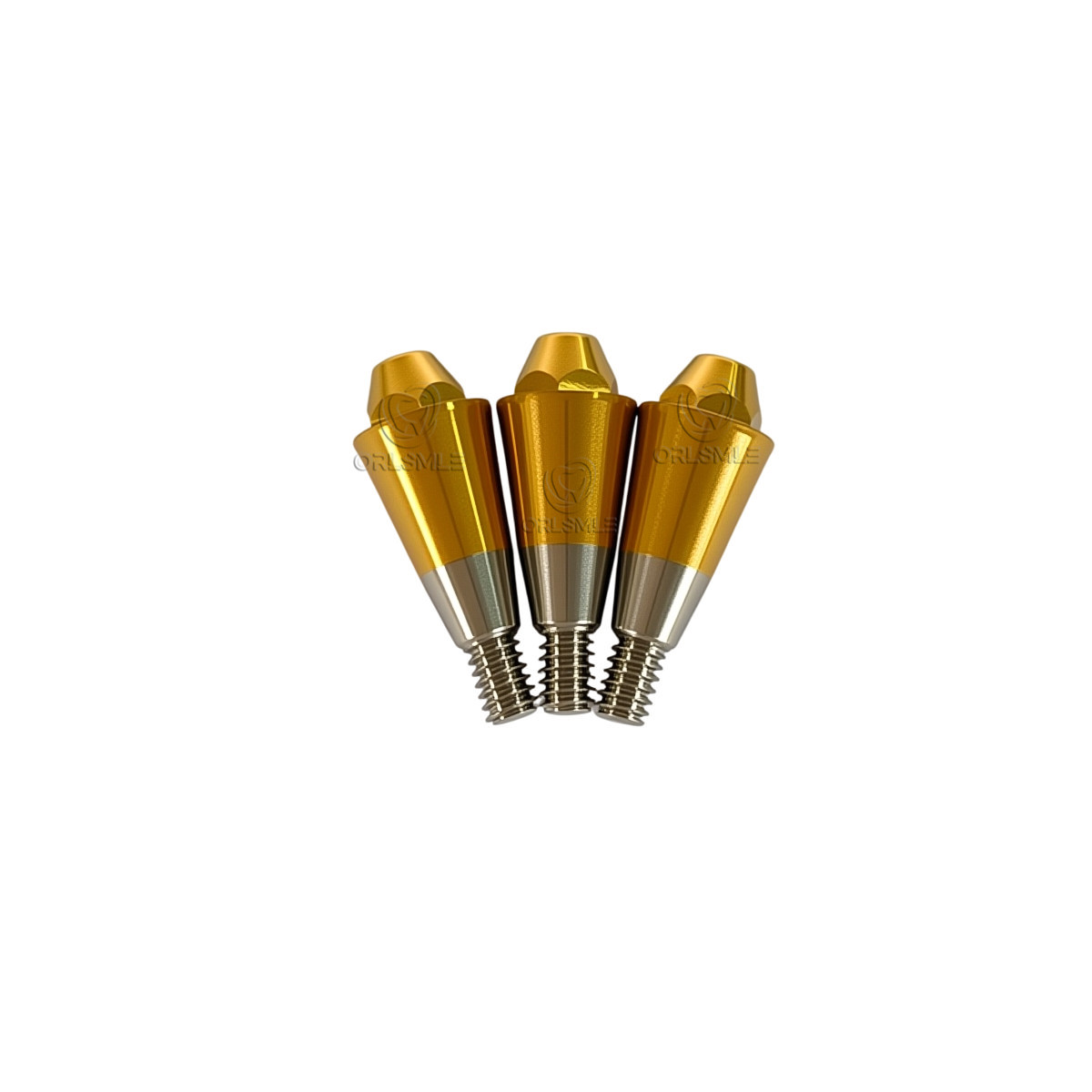 5 pcs multi unit straight abutment D4.8 MU for bridge work fits Hiossen Osstem