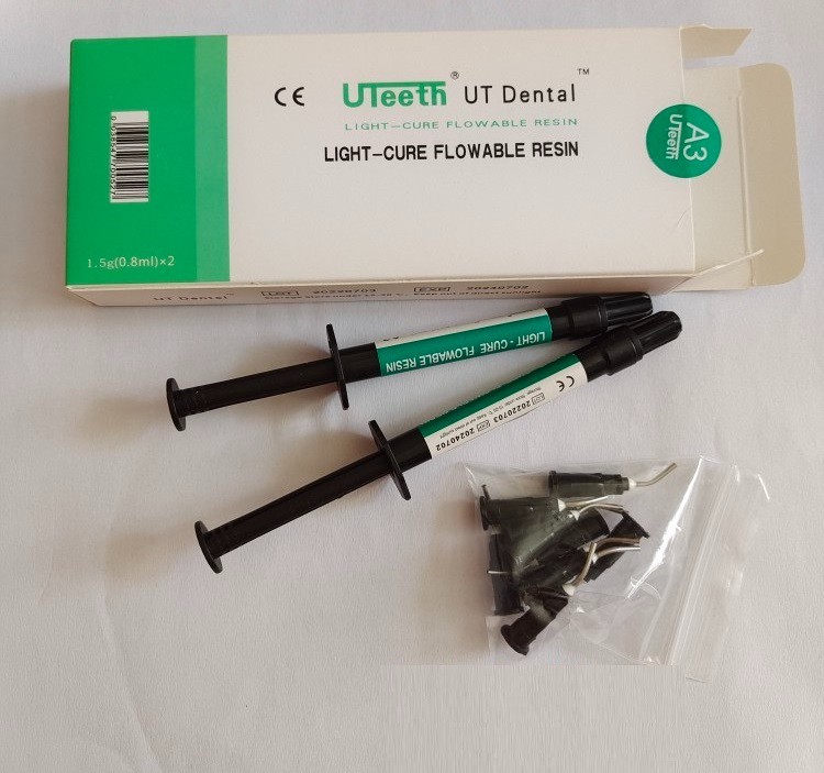 Dental Composite Light Cure Flowable Resin A1 A2 A3 UT Bonding Adhesive Glue