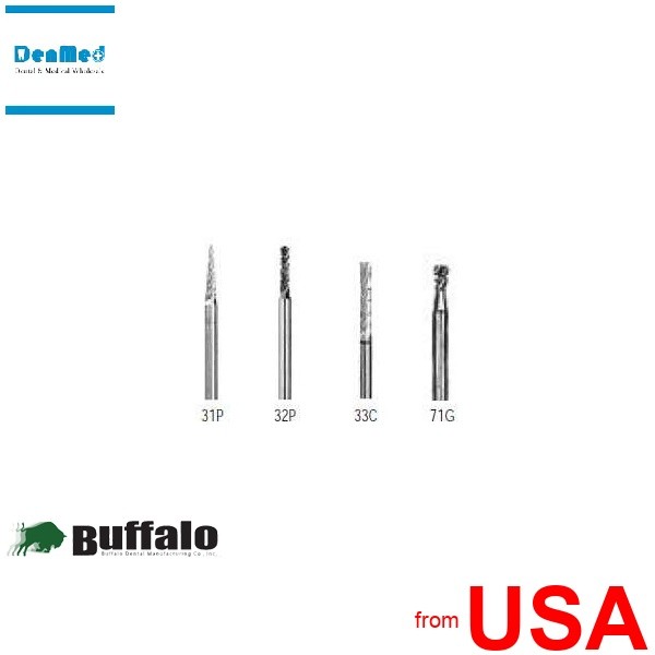 BUFFALO Abbott-Robinson 31P Taper Fissure Diamond Cut Tungsten Carbide HP 424821