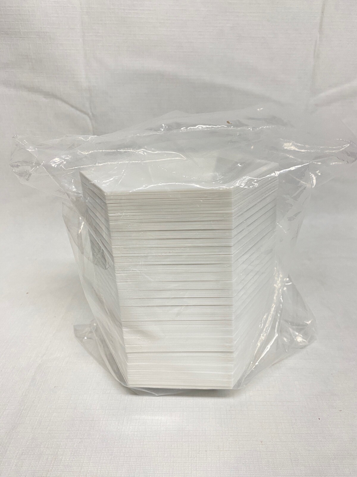 (250/Pk) Laboratory PS Hexagonal Weighing Dishes 98mm ID 120mm ID 20mm H