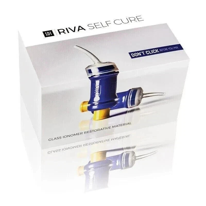 SDI RIVA Self Curing Glass Ionomer Luting Cement 50 Capsules Pack