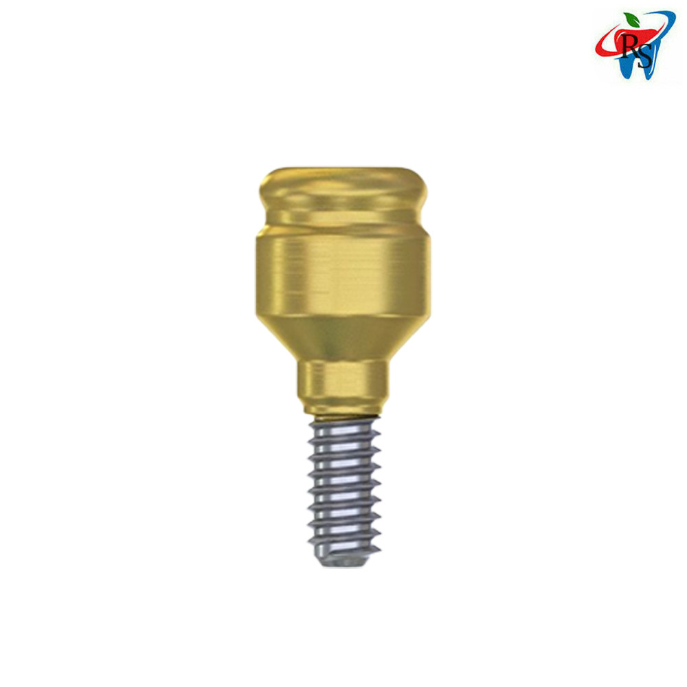 10pcs Dental Prosthetic Straight Loc In Attachment Abutment Internal Hex 2.42mm