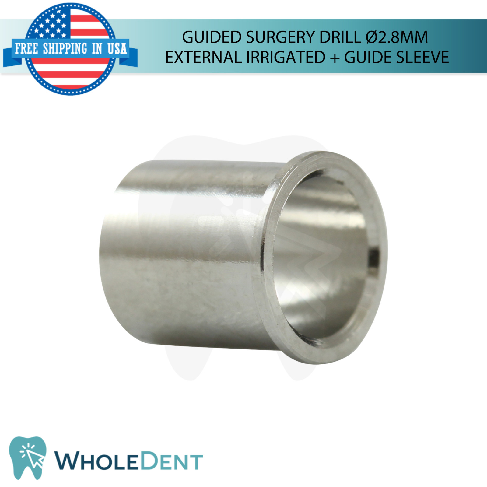 Surgical External Irrigation Stopper Drill Ø2.8 And Guide Sleeve Dental Implant
