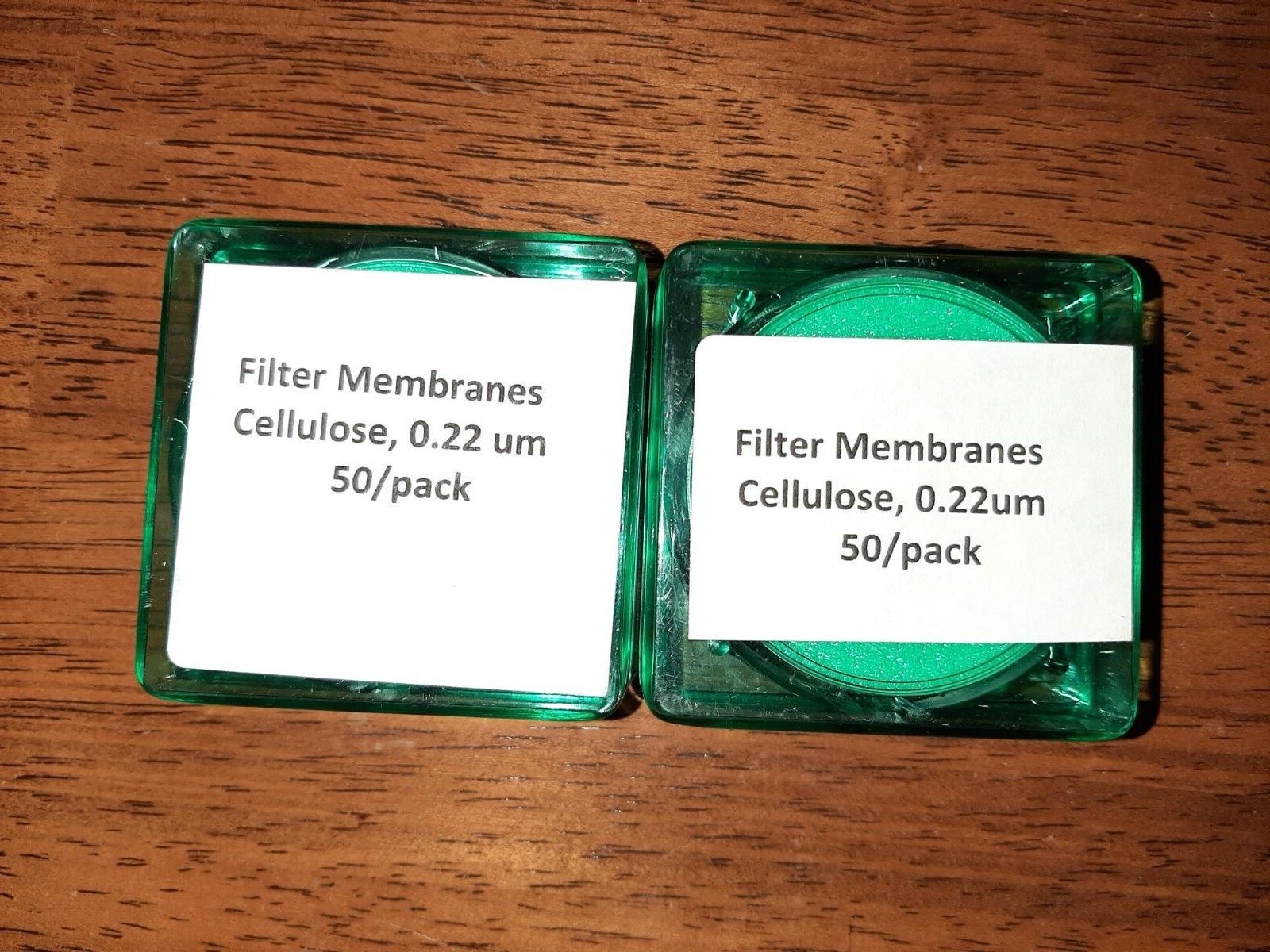 Cellulose filter membrane, 100 pieces, diameter 50mm, MWCO 0.22um, made in China