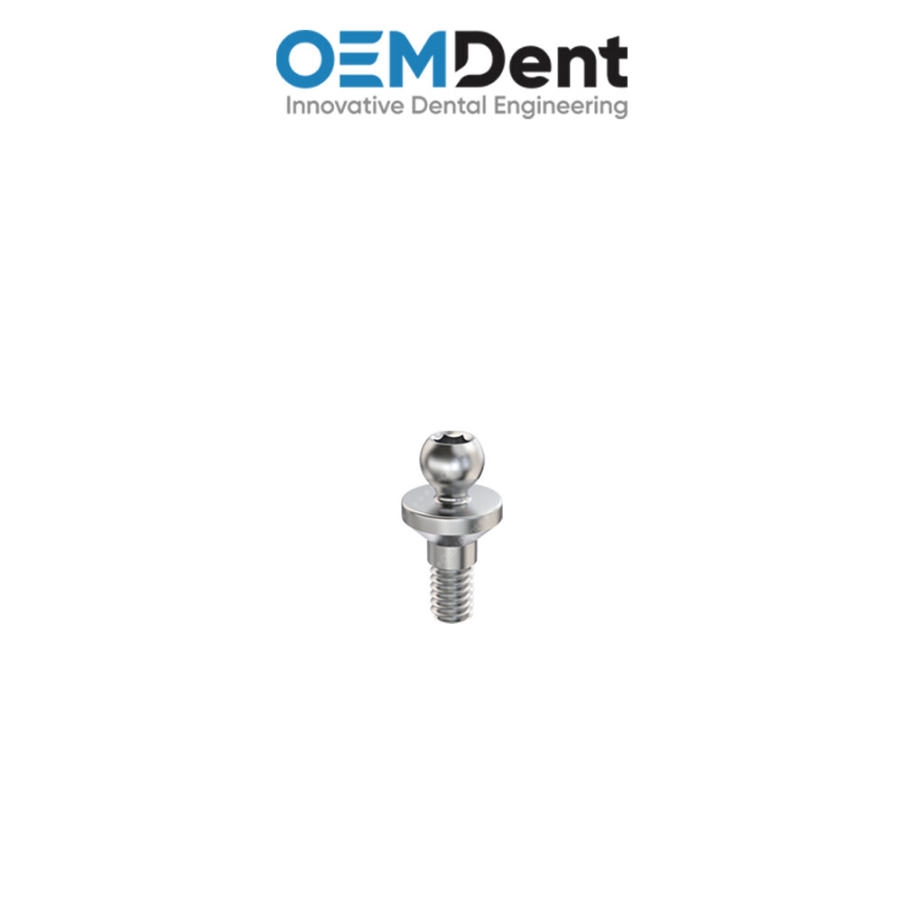 Straight Ball Attachment Slim Platform – AB Dent® Hexagon 2mm Compatible