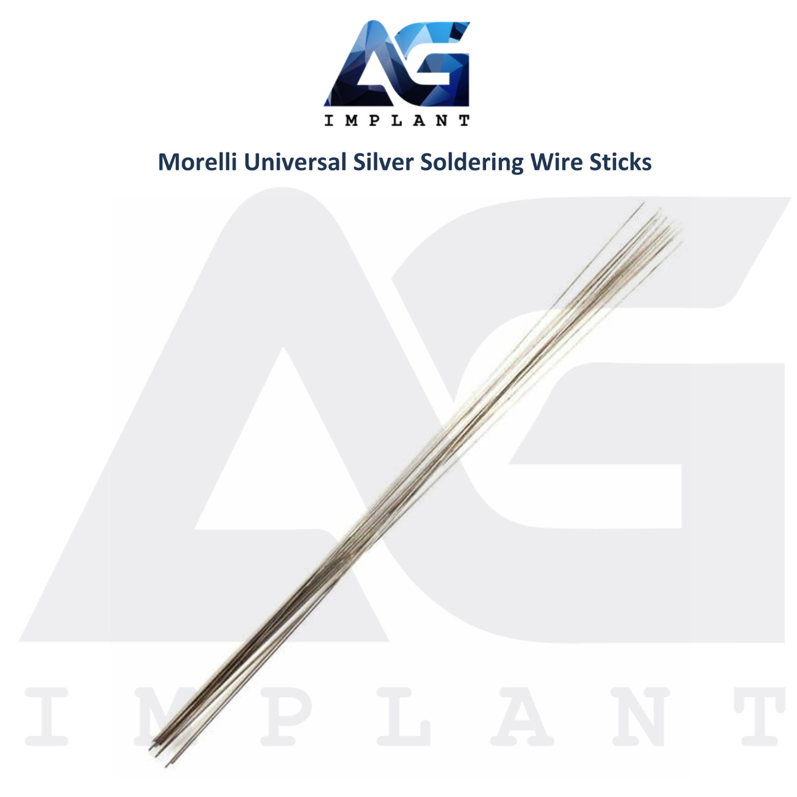 Dental Universal Silver Soldering Wire Sticks Ø0.8mm Connect Ortho Appliances