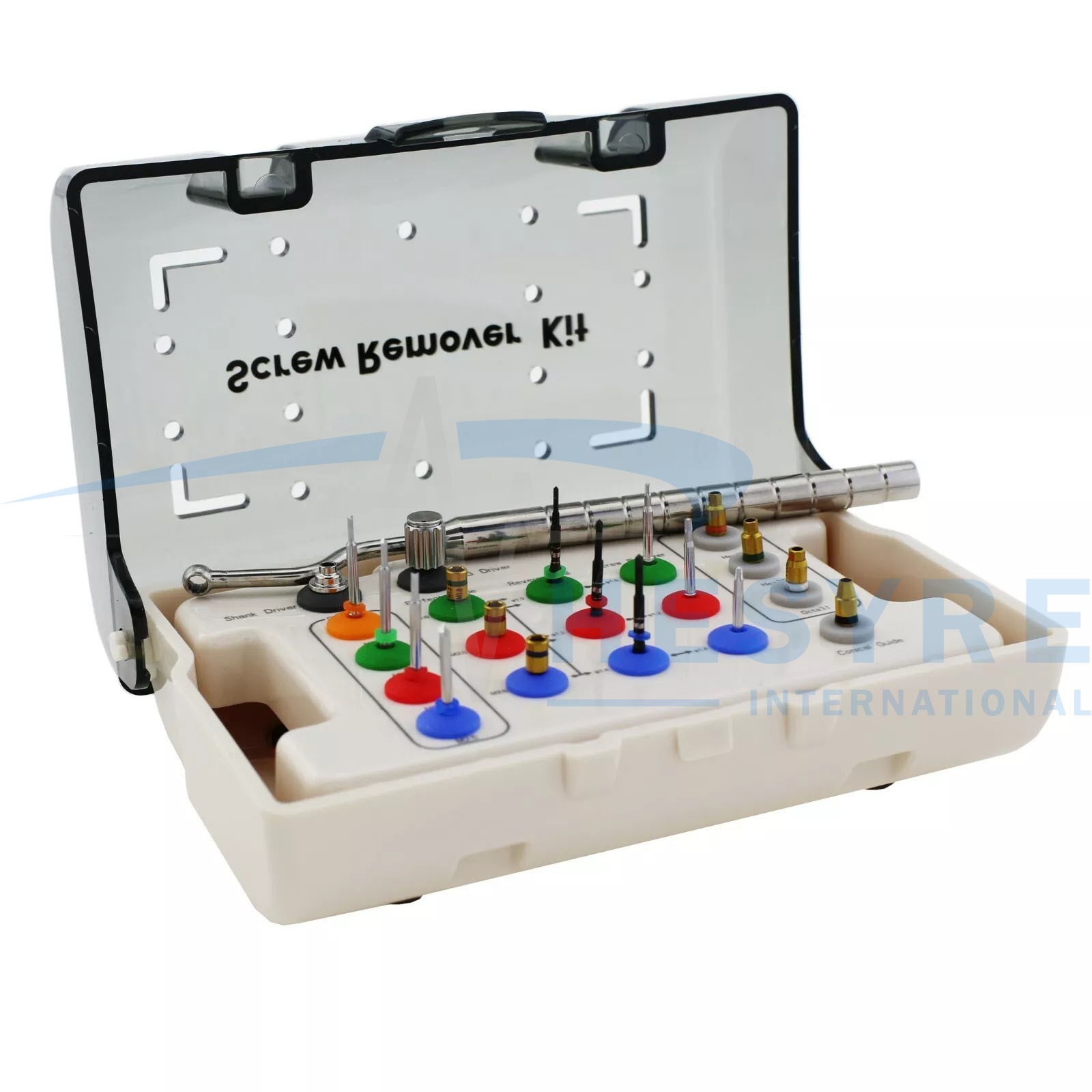 Universal Dental Broken Screw Removal Kit Reverse Drill Screwdrivers