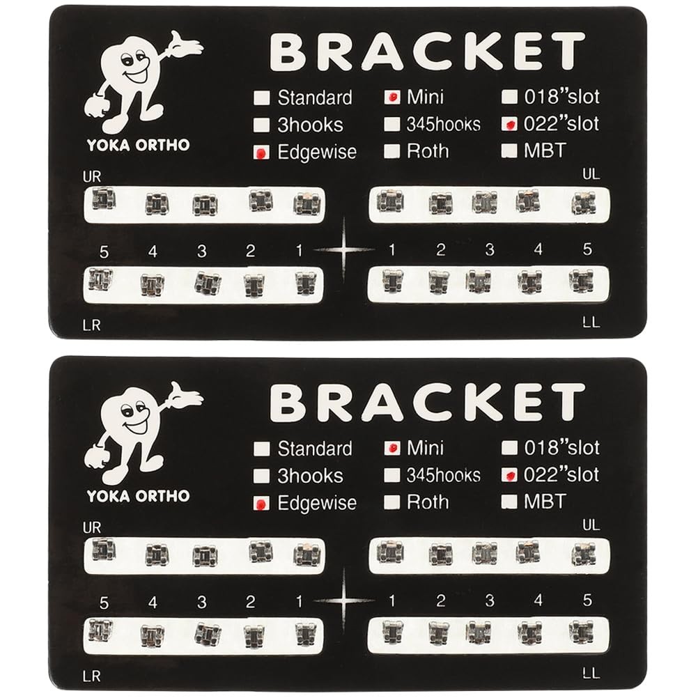 40Pcs Brackets Orthodontic Stainless Steel Holder As Shown