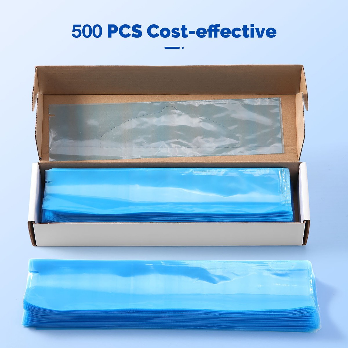 Dental 3 Way Air Water Syringe Handpiece HVE/SE Sleeves Cover 2.5”X10” Clear