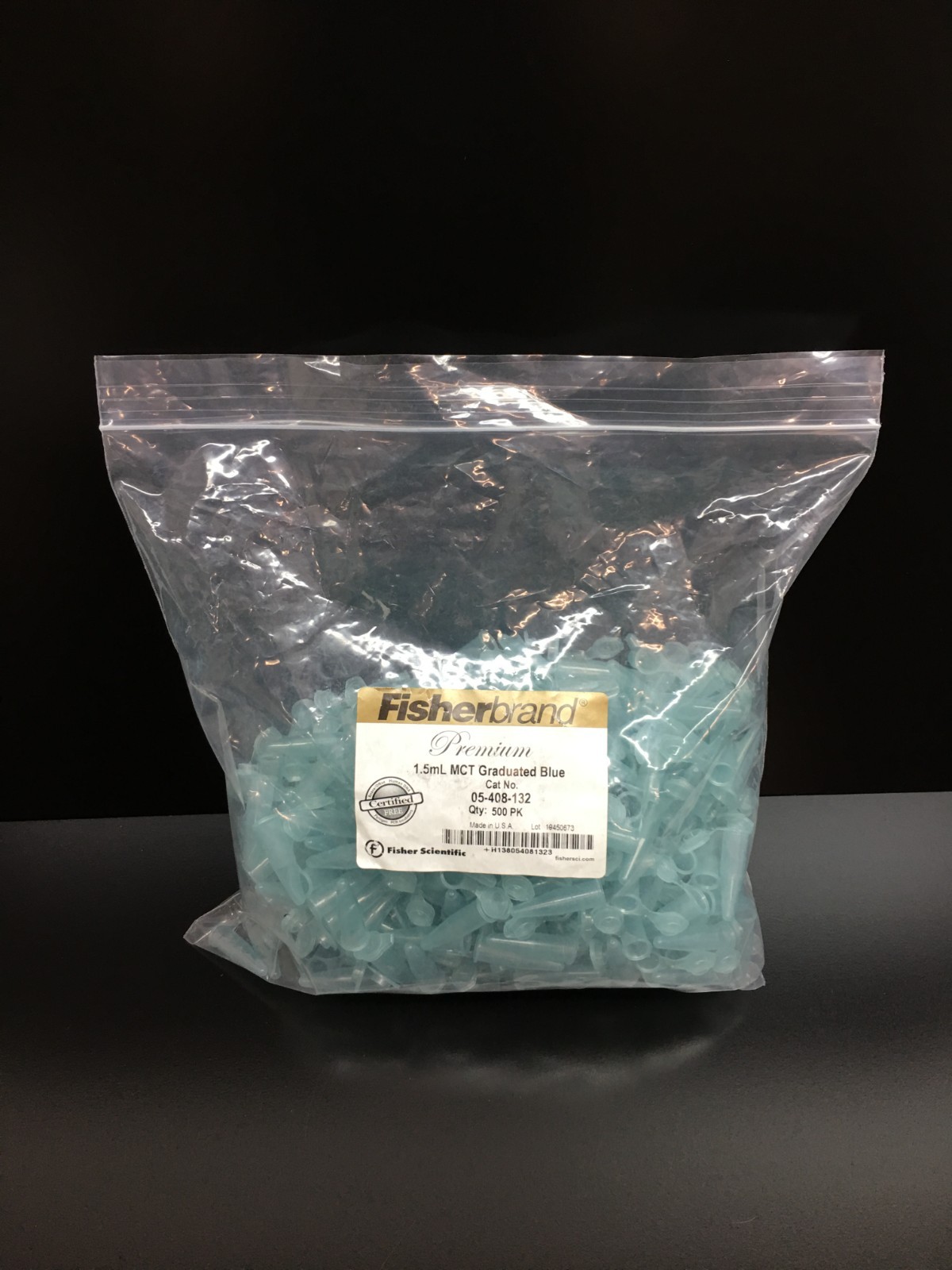 Fisherbrand Cat No 05-408-132 Premium MCT Graduated Blue 1.5mL