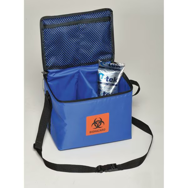Thermosafe Medical Transporter Tote,0.3 Cu-Ft 640 Thermosafe 640 Nylon Blue
