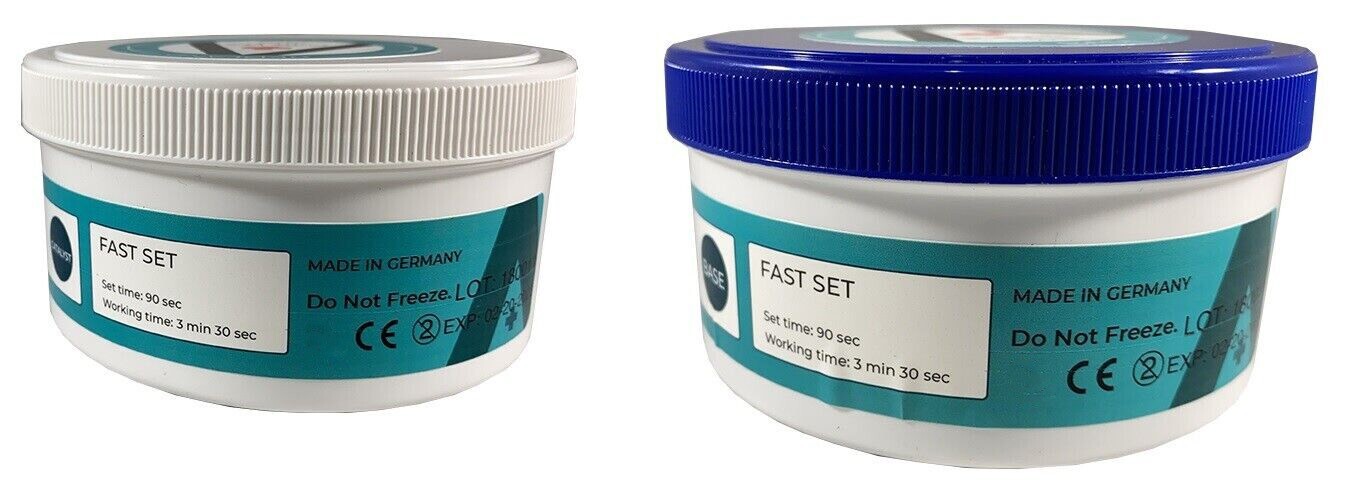 Redland Putty Fast Set VPS Impression Material Base + Catalyst 580mL German Made