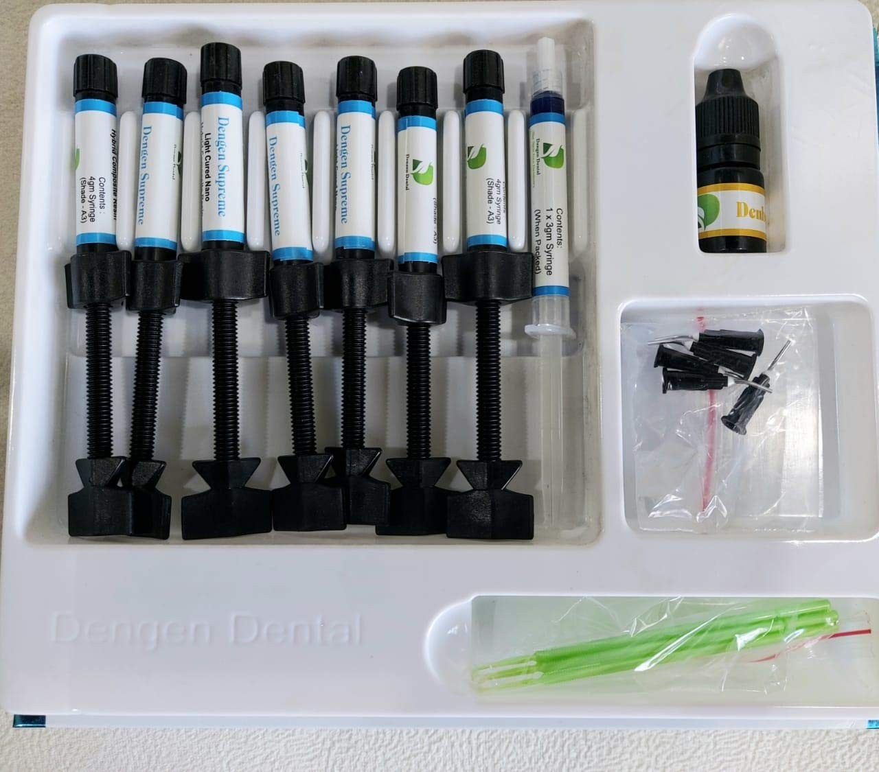Dental SUPREME Light Cured Nano Hybrid 7 Composite Bonding Etch Restorative Kit