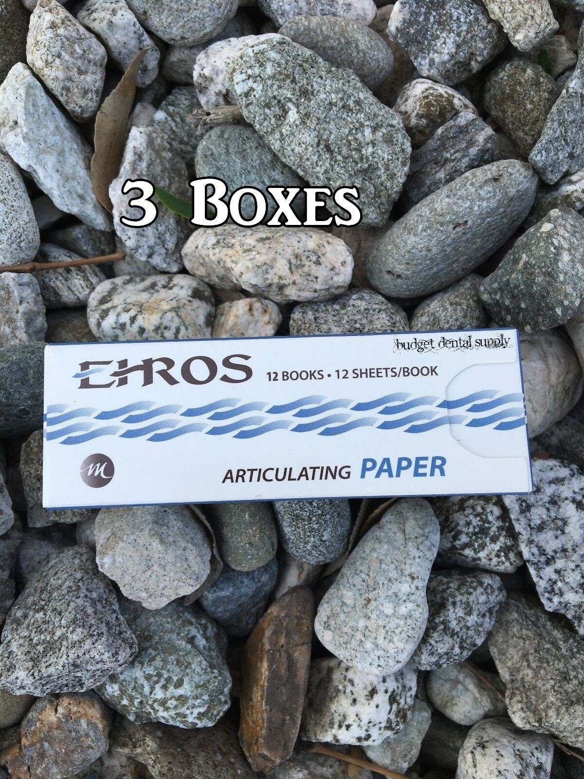 EHROS Articulating Paper XX-Thin Blue 12 Books.12 Sheets/Book X 3Box #16-00004