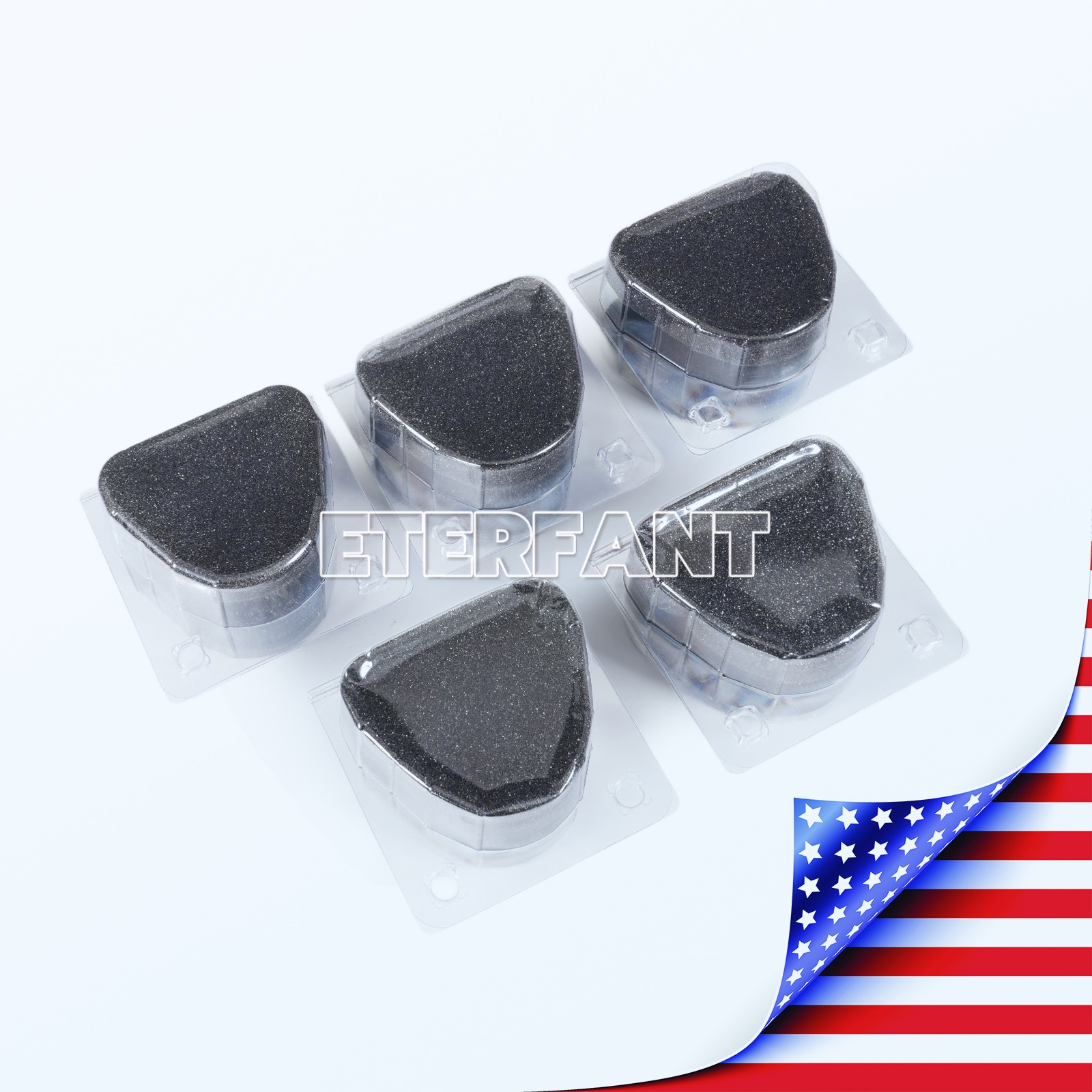 300PCs Denture Transport Box Dental Teeth Crown Veneer Storage Container Case