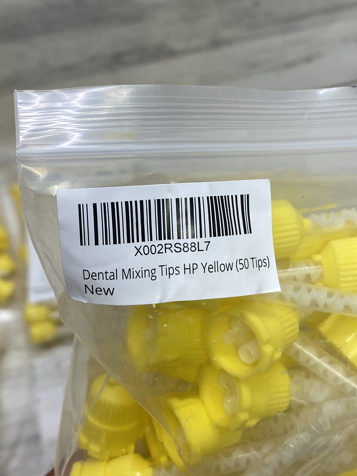 Dental Yellow HP Mixing Tips Genco Type 293 x 4.2mm Light Body 293pc Set
