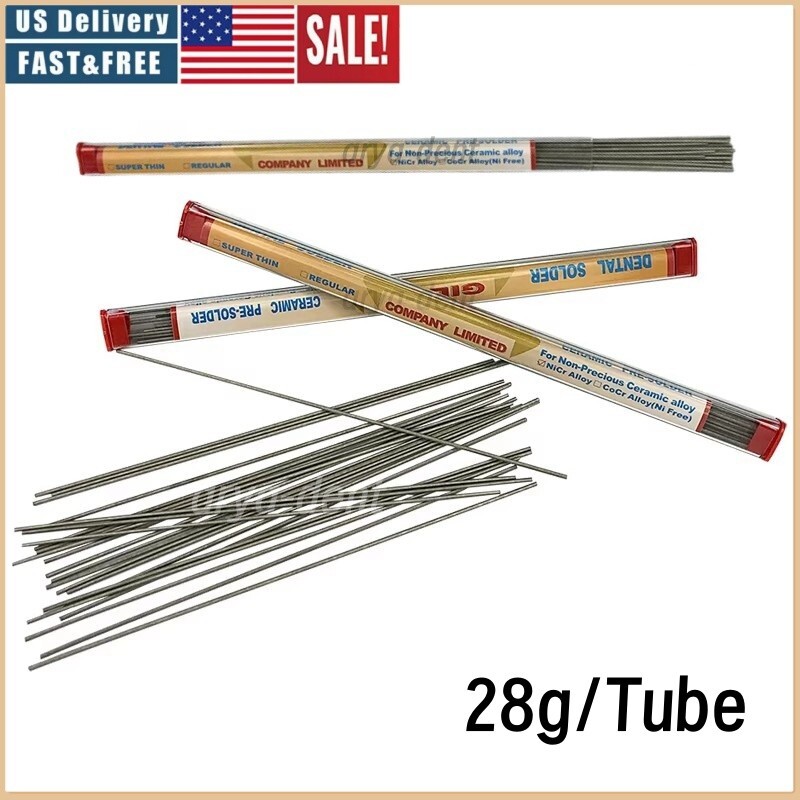 28g Dental Lab Solder NiCr Alloy High Temperature Welding Rod For PFM Soldering