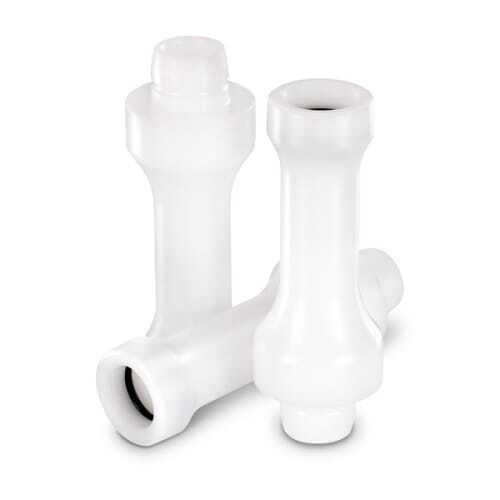 DisposEvac Quick-Disconnect Hose Adapters – 1/2″ diameter, 3/Pk. Fits existing