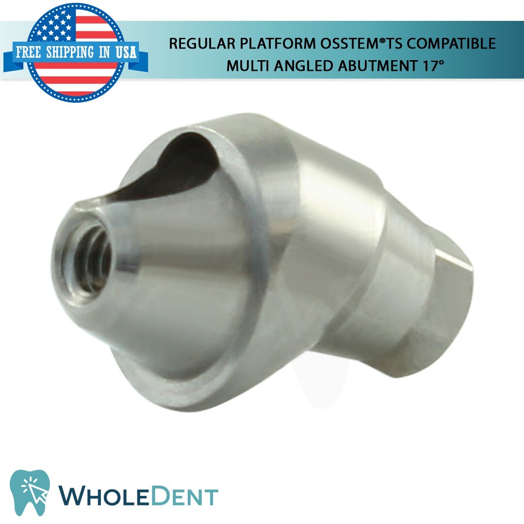 10X Dental Osstem® TS Compatible Regular Platform Multi Angulated Abutment 17°