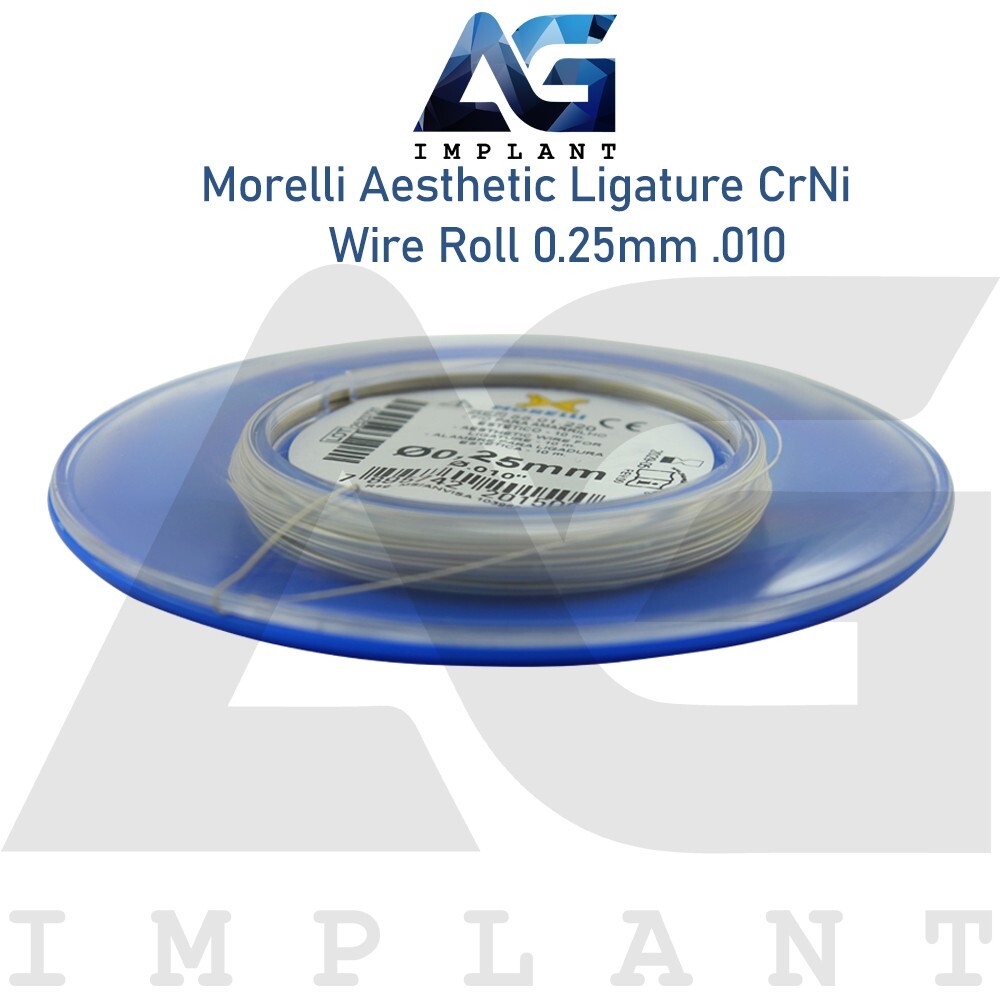 Morelli® Aesthetic Ligature Crni Wire Roll 0.25mm /010 Length 10mm Flexible