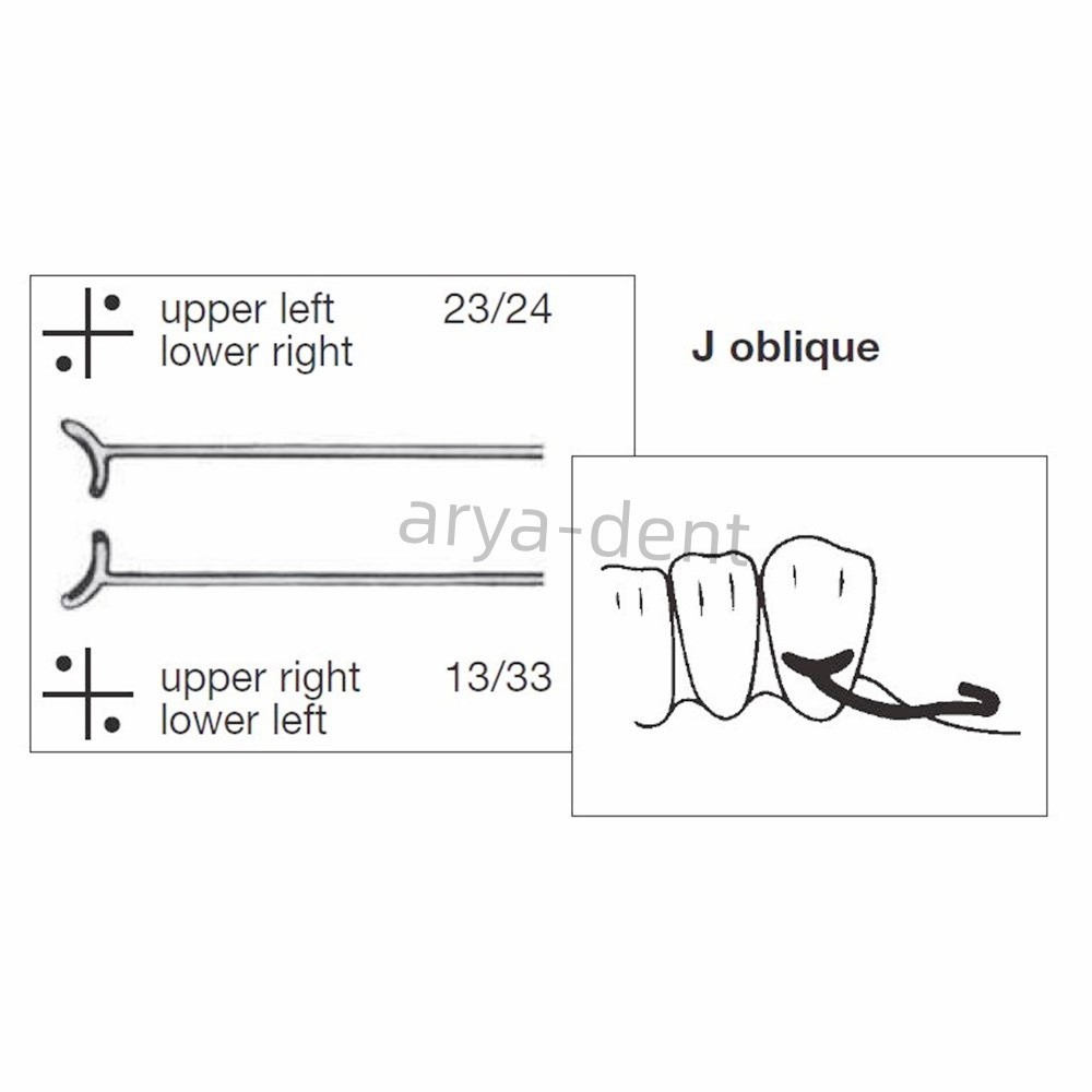 Dental Ortho Oblique Bars Clasps Y-Type Retainer J Clasp Tooth Hold Position