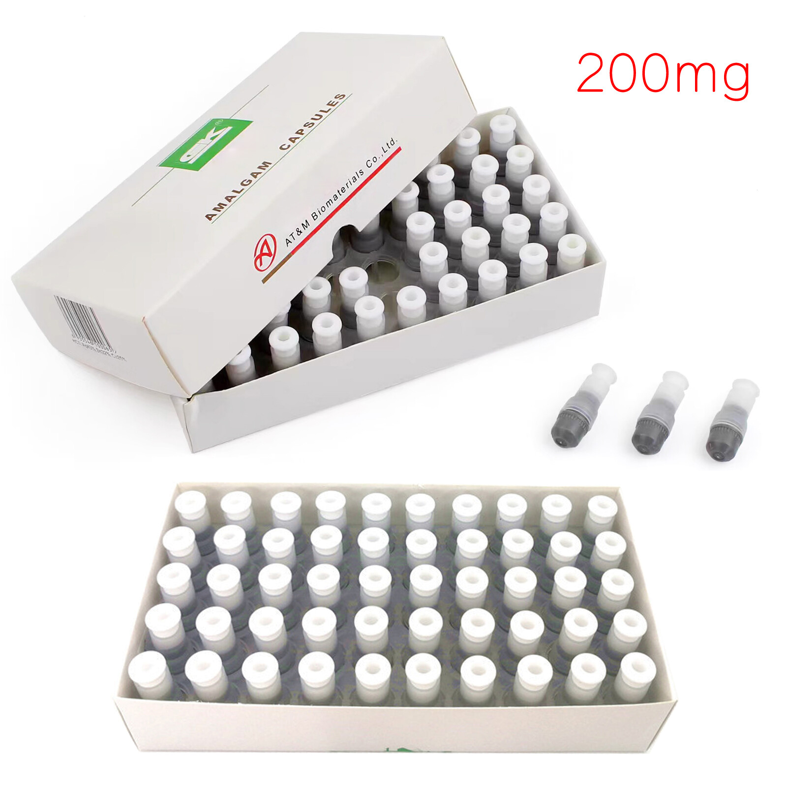 Dental Alloy Amalgam, 1 / 2 / 3 Spill Regular Set, 500 or 50 Capsules, Zinc Free