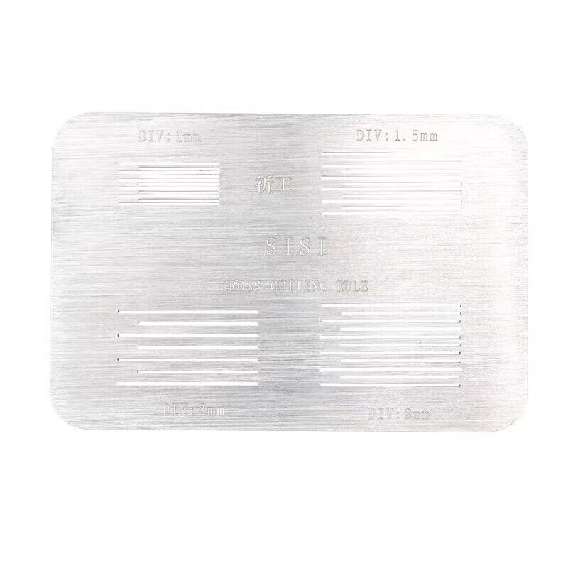 4 in 1 SISI Cross cut Tester Set Paint Film Adhesion Test Board 1/1.5/2/3MM new