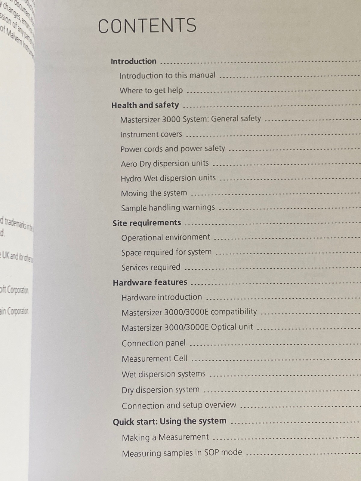 MALVERN Mastersizer 3000 Basic Guide Book Published 2017 Copyright 2014-2017