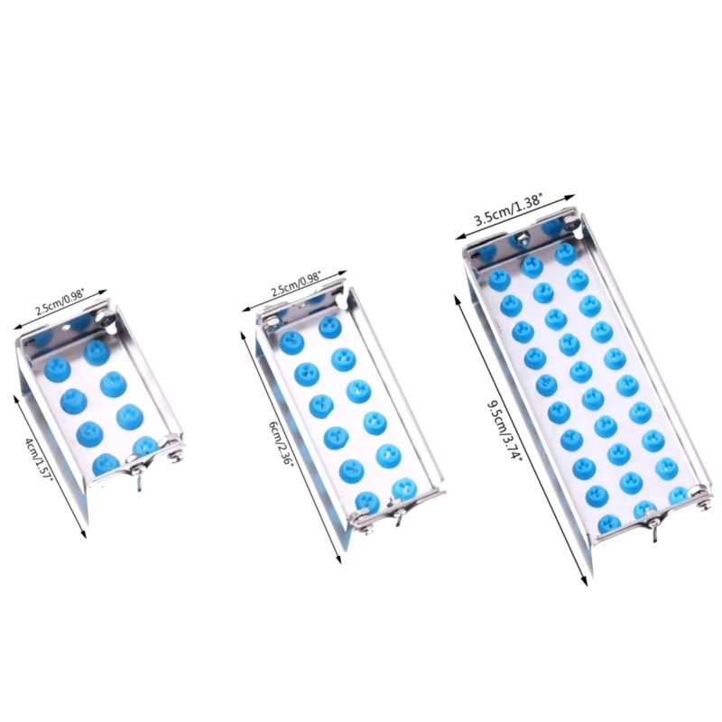 8/12/30 Holes Dental Implant Drill Burs Disinfection Box Organizer Holder Block