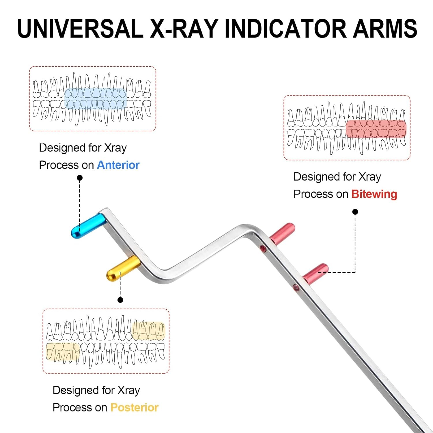 10x Universal Dental X-Ray Positioning Dental Sensor Holder Indicator Arm