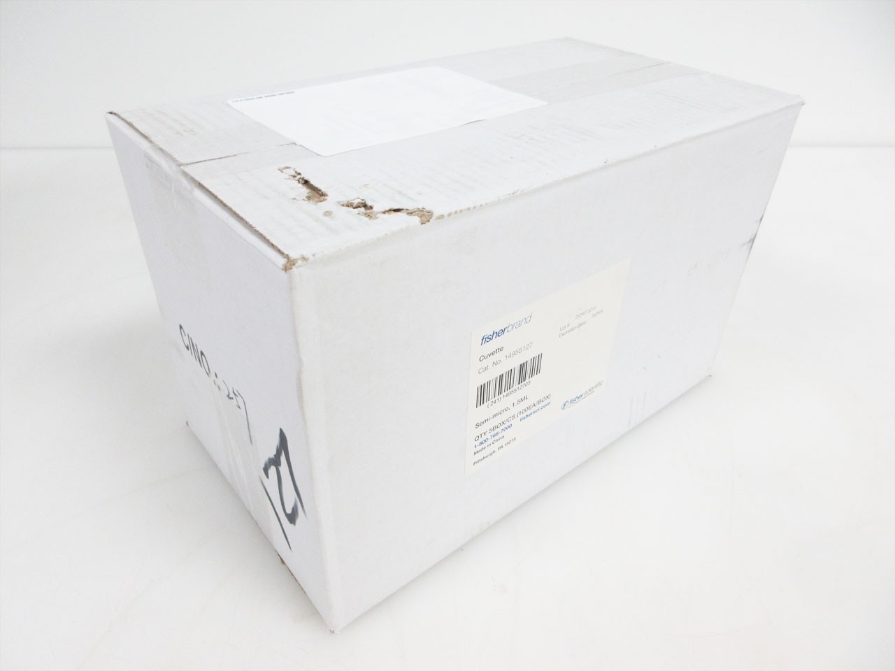FISHERBRAND 14955127 14-955-127 1.5 mL CUVETTE CELL POLYSTYRENE EXP 202905