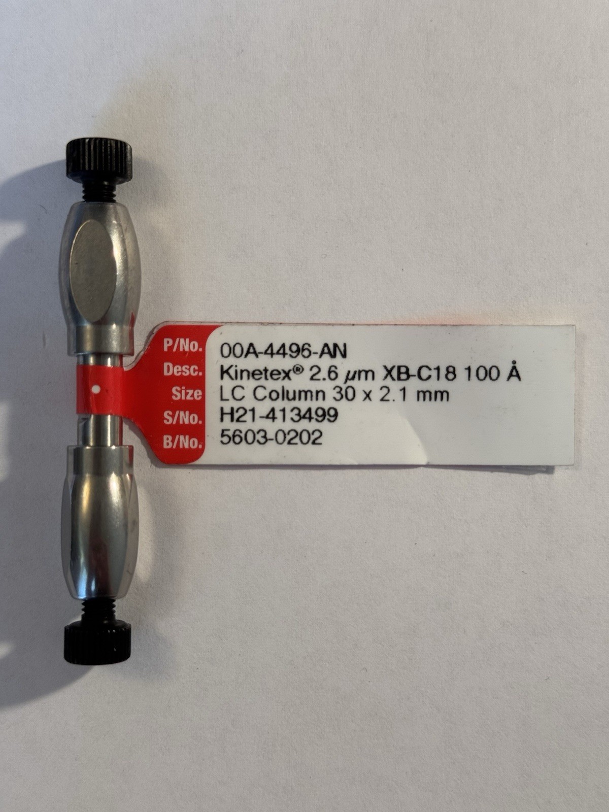 Phenomenex Kinetex 2.6 µm XB-C18 100 Å, LC Column 30 x 2.1 mm (00A-4496-AN)