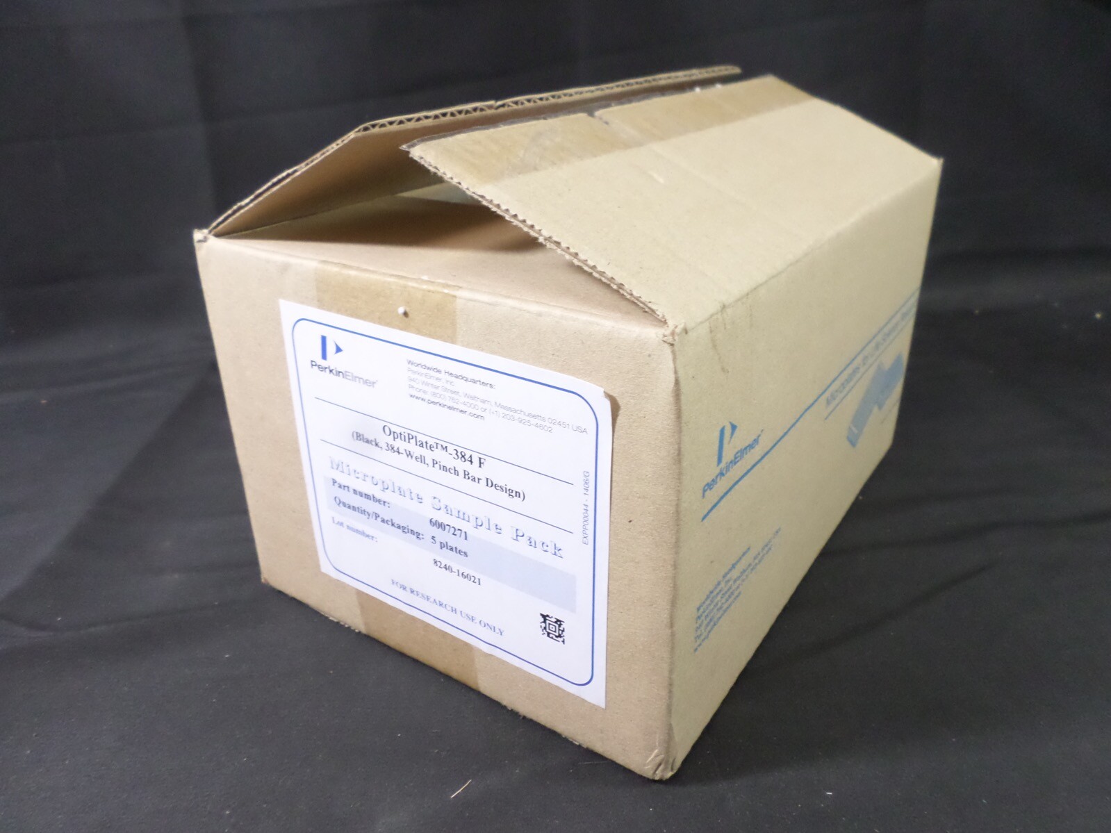 PERKINELMER OptiPlate-384 F Black 384-Well Pinch Bar Design Microplate (5/Pack)