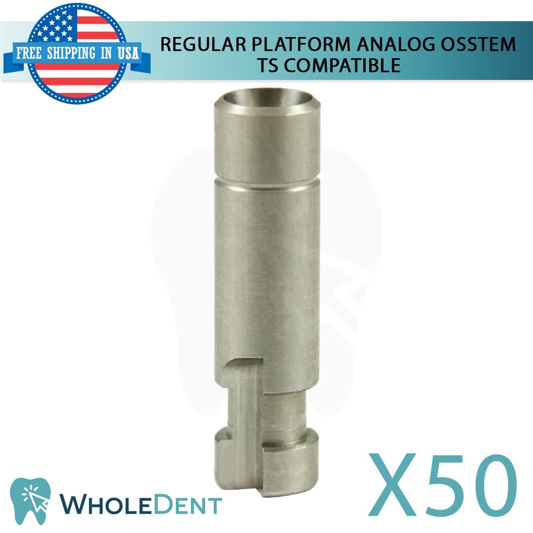 50 Regular Platform Analog Dental Lab 2.5mm Osstem® TS Hiossen® ET Compatible