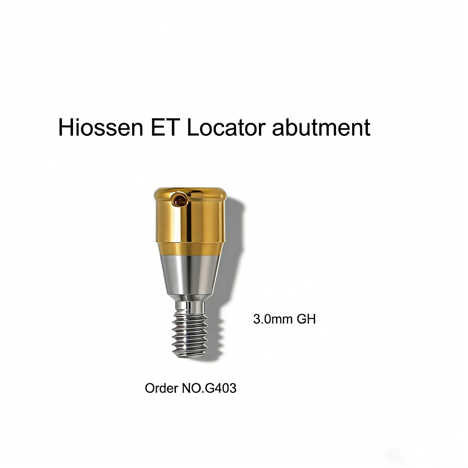 Hiossen ET titanium Locator Abutment Interna Hex Morse Taper Implant Overdenture