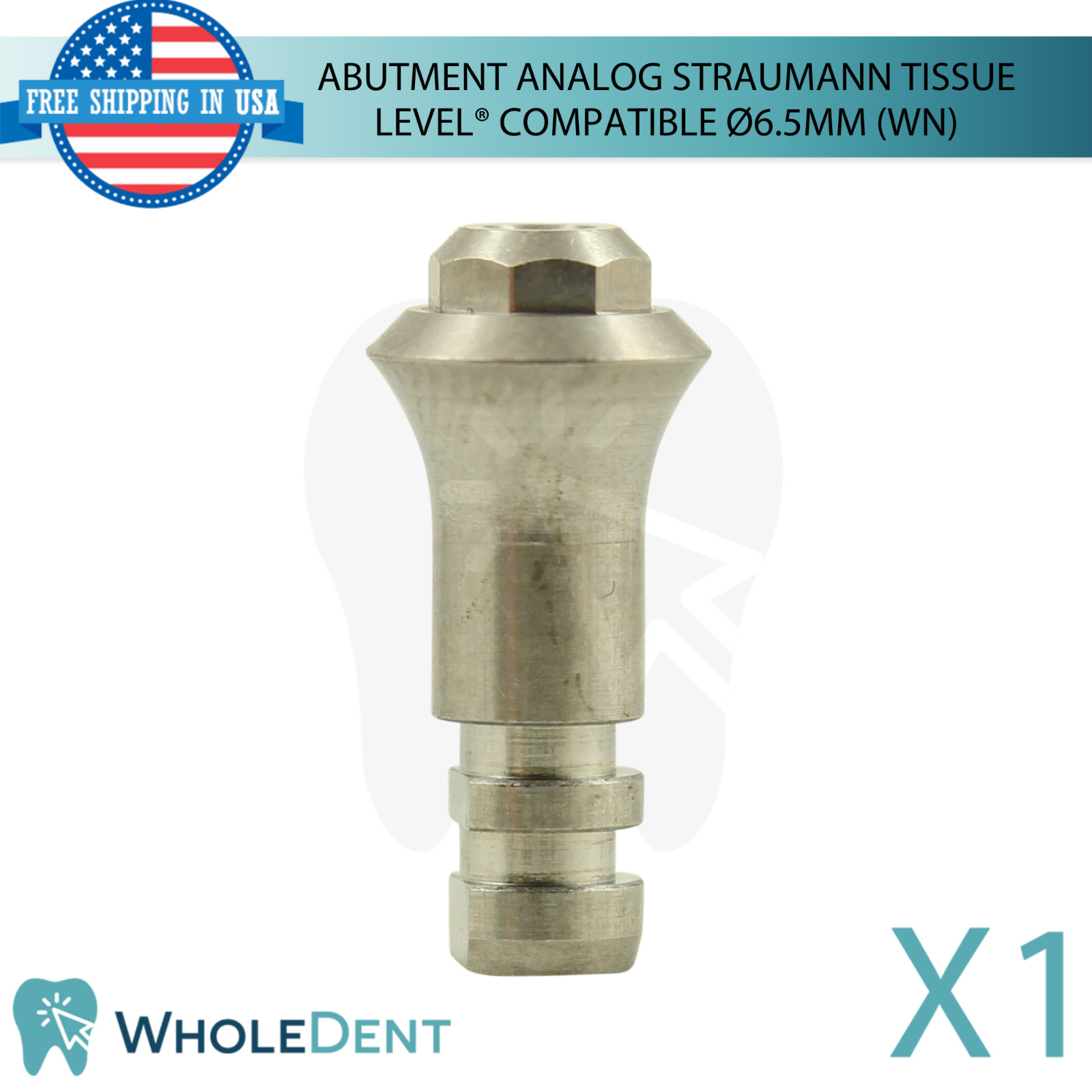 Dental Prosthetic Analog Straumann Tissue Level® Compatible Ø6.5mm System WN