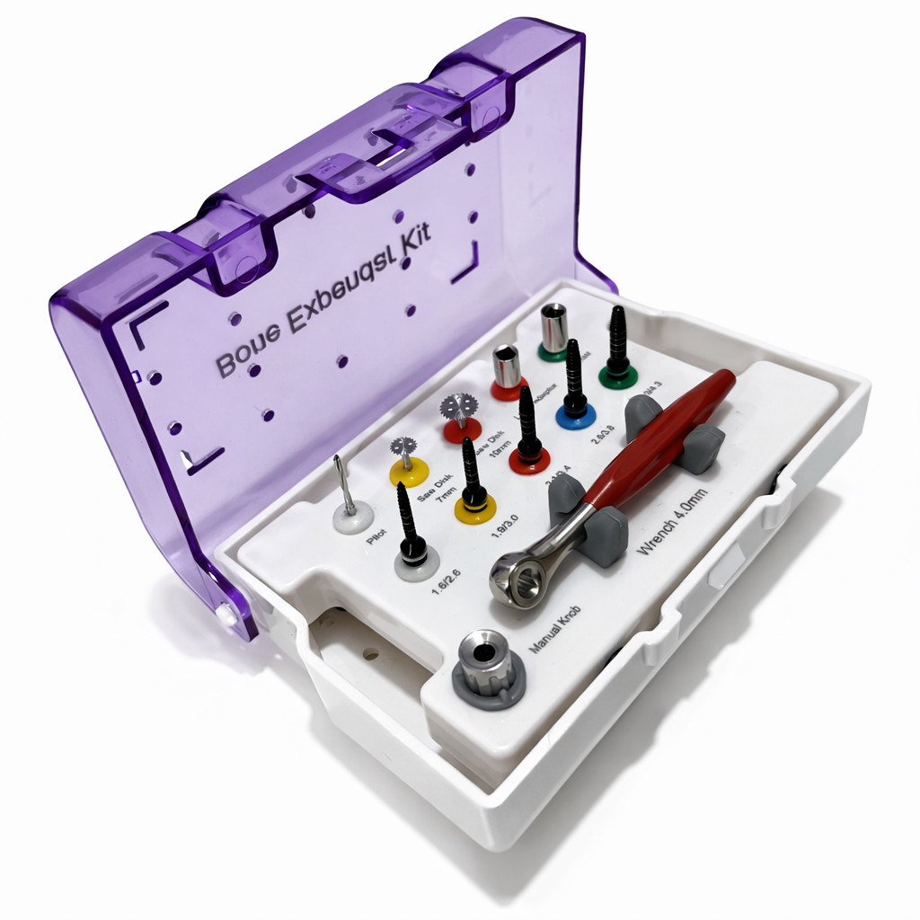 Dental Implant Bone Expander Kit Safe Ridge Widening Solution Black Titanium CE