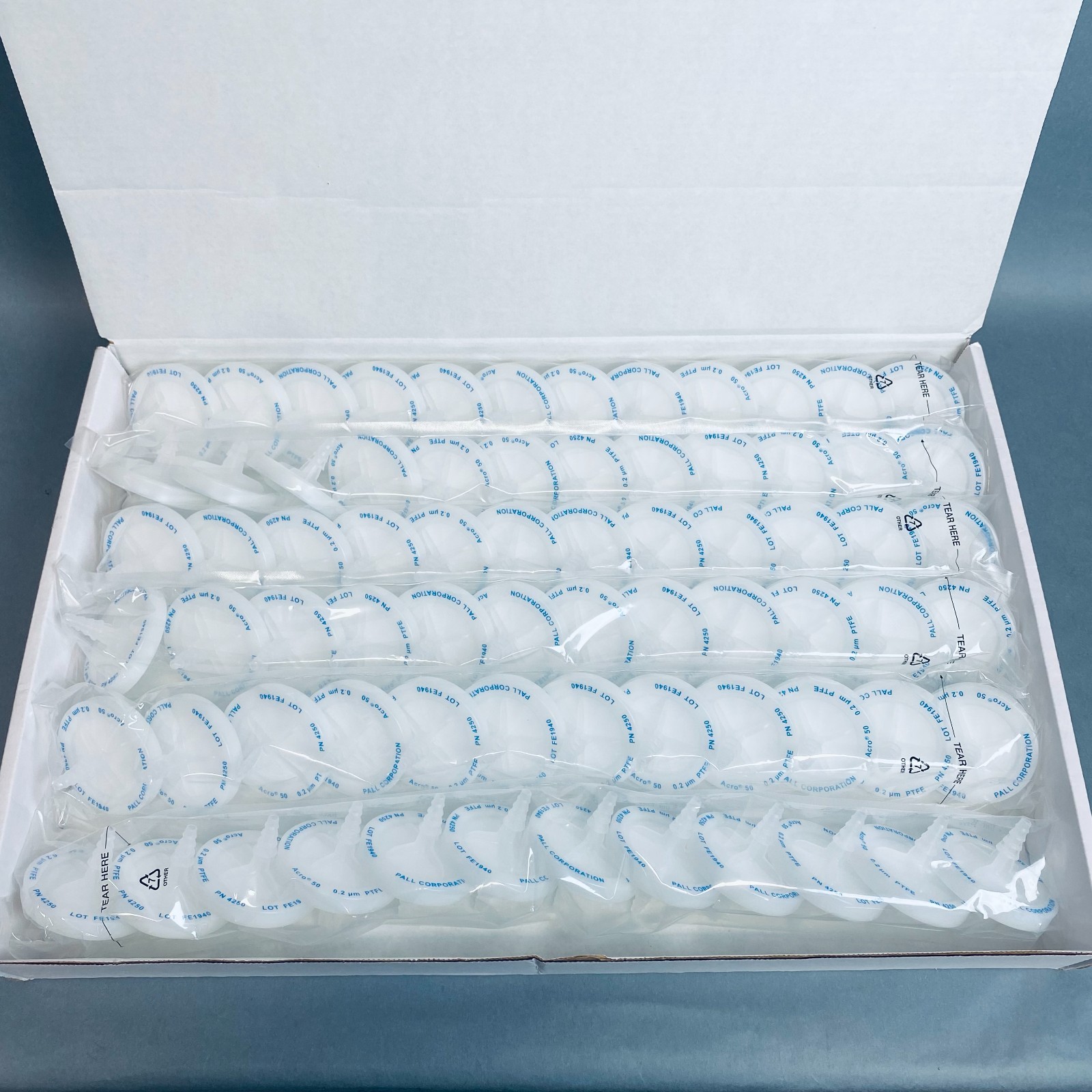PALL Acro 50 Vent Filter 0.2 um PTFE Total of 24 Filters