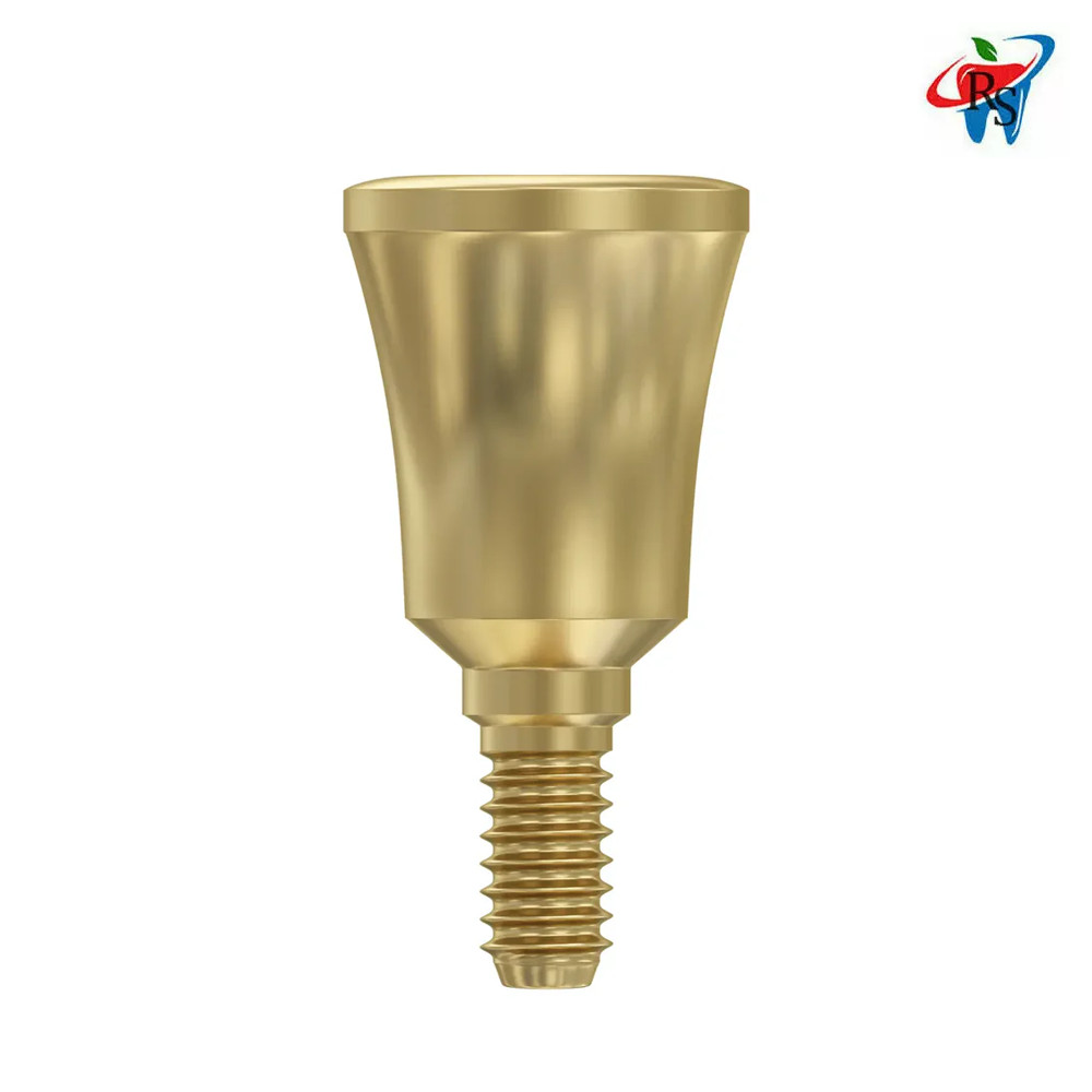 5x Dental Prosthetic Wide Concave Healing Cap Ø5.5mm Int Hex Connection 2.42mm