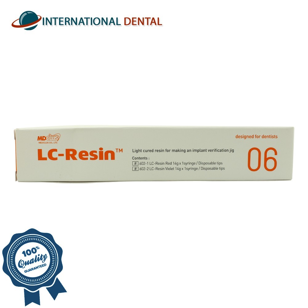 Dental MediClus LC-Resin™ Lab Procedures Pattern Resin Light Cure Syringe 14g