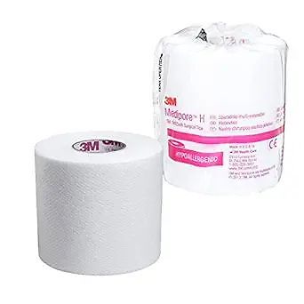 3M 2863 Medipore H Soft Cloth Surgical Tape 2863, 3 inch x 10 yard 12CT