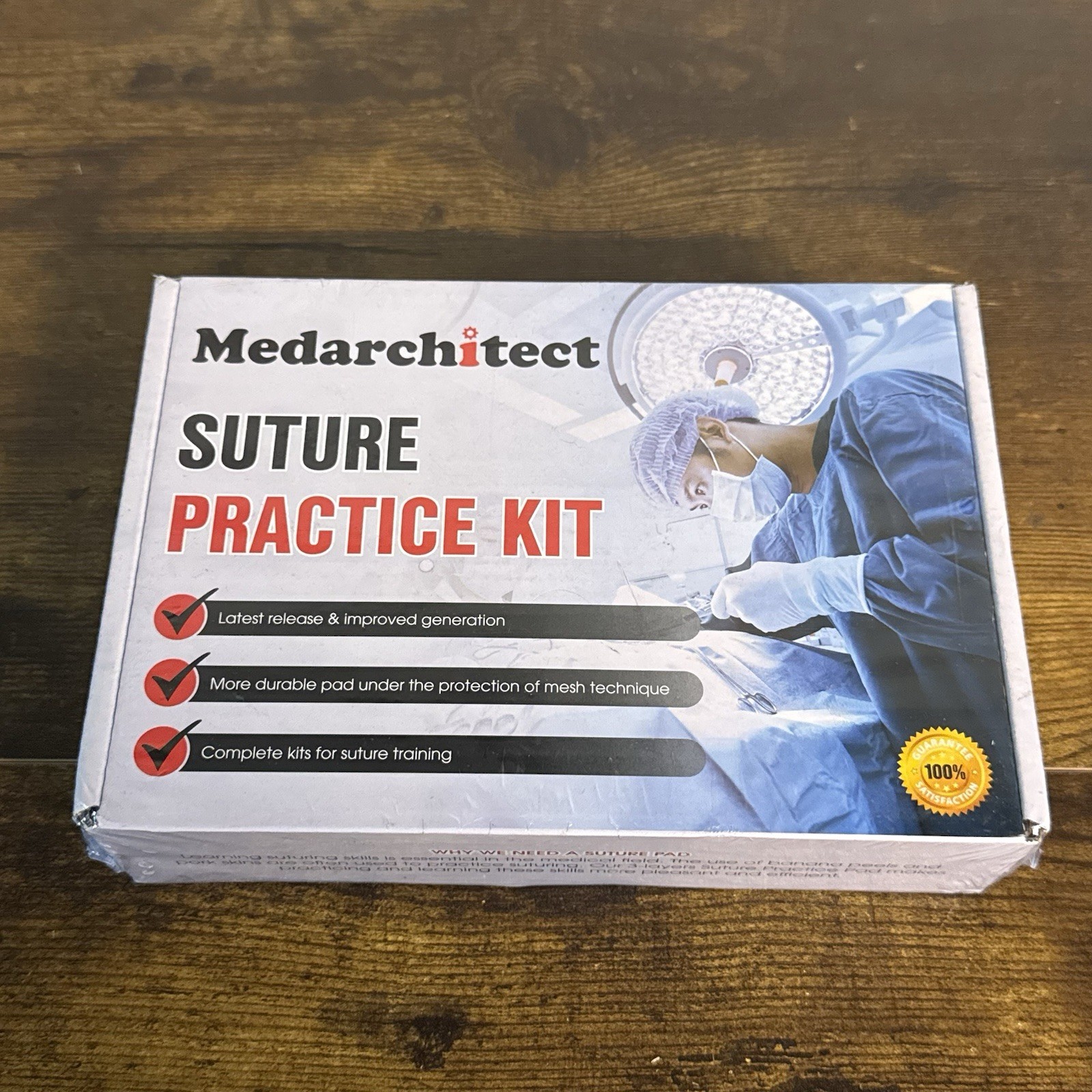 NEW – Medarchitect Suture Practice Kit Medical Student Training Set