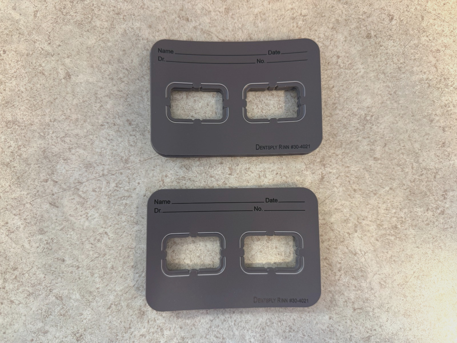 Patterson Dentsply #30-4021 Ez-Tab Grey X-Ray Rinn Mount, New/Opened, 100pcs