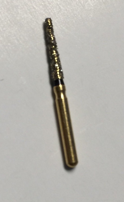 GS-198015xc /856-015xc 30X FG Gold DiamondBurs Triple Action crown & bridge prep