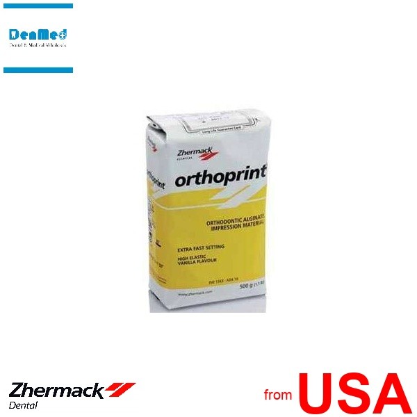 ZHERMACK Orthoprint Orthodontic Dust Free Alginate 1lb x 12 Extra Fas 100607-10