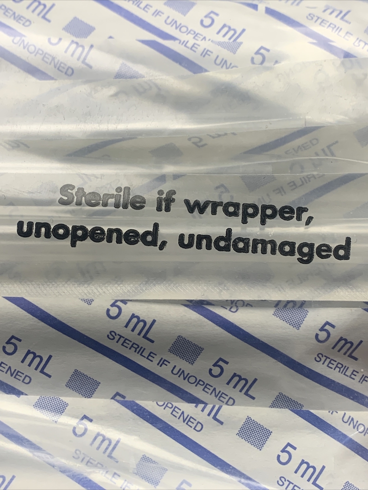 New Lot of 50 KIMBLE 5ML Plastic Pipets 56970-5