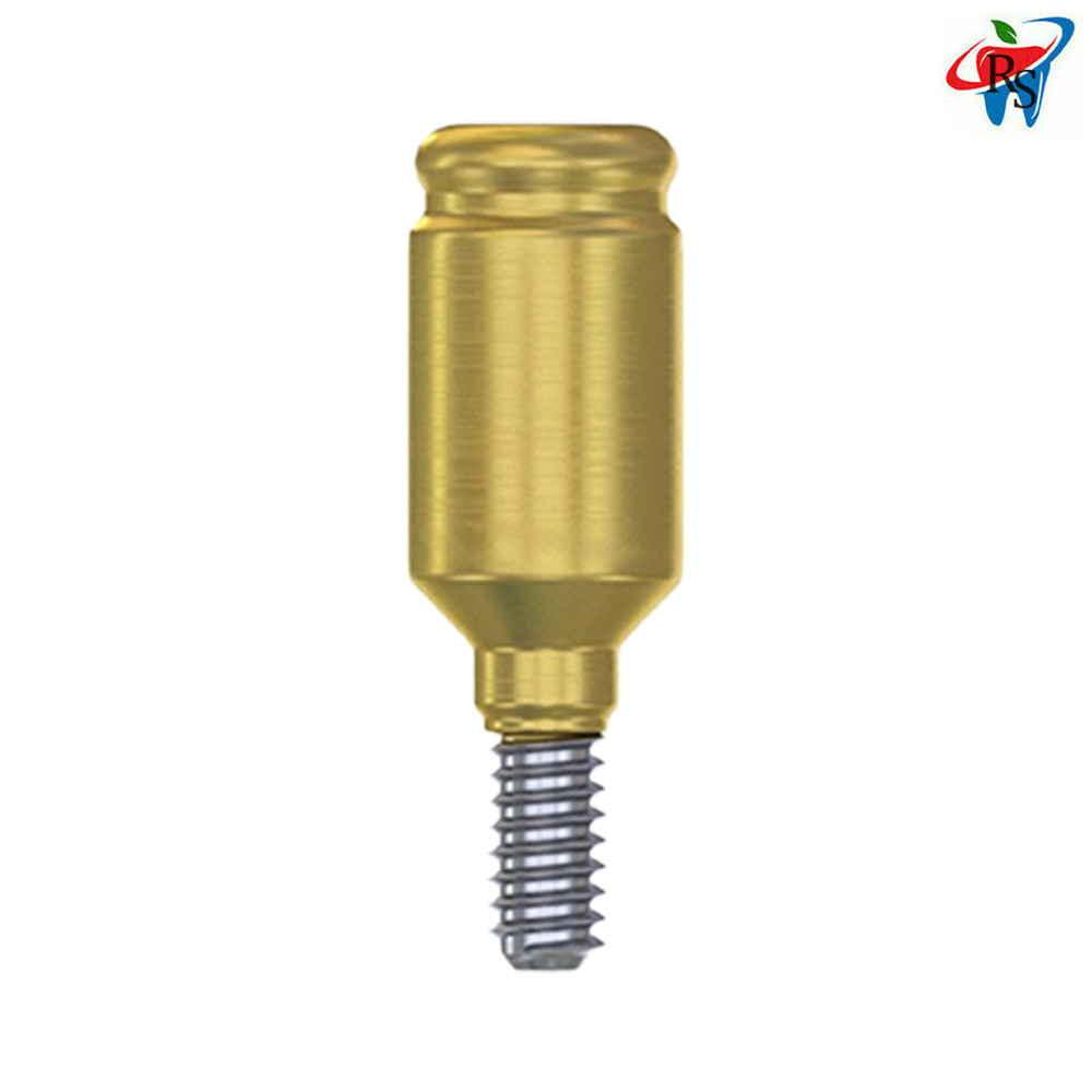 10pcs Dental Prosthetic Straight Loc In Attachment Abutment Internal Hex 2.42mm