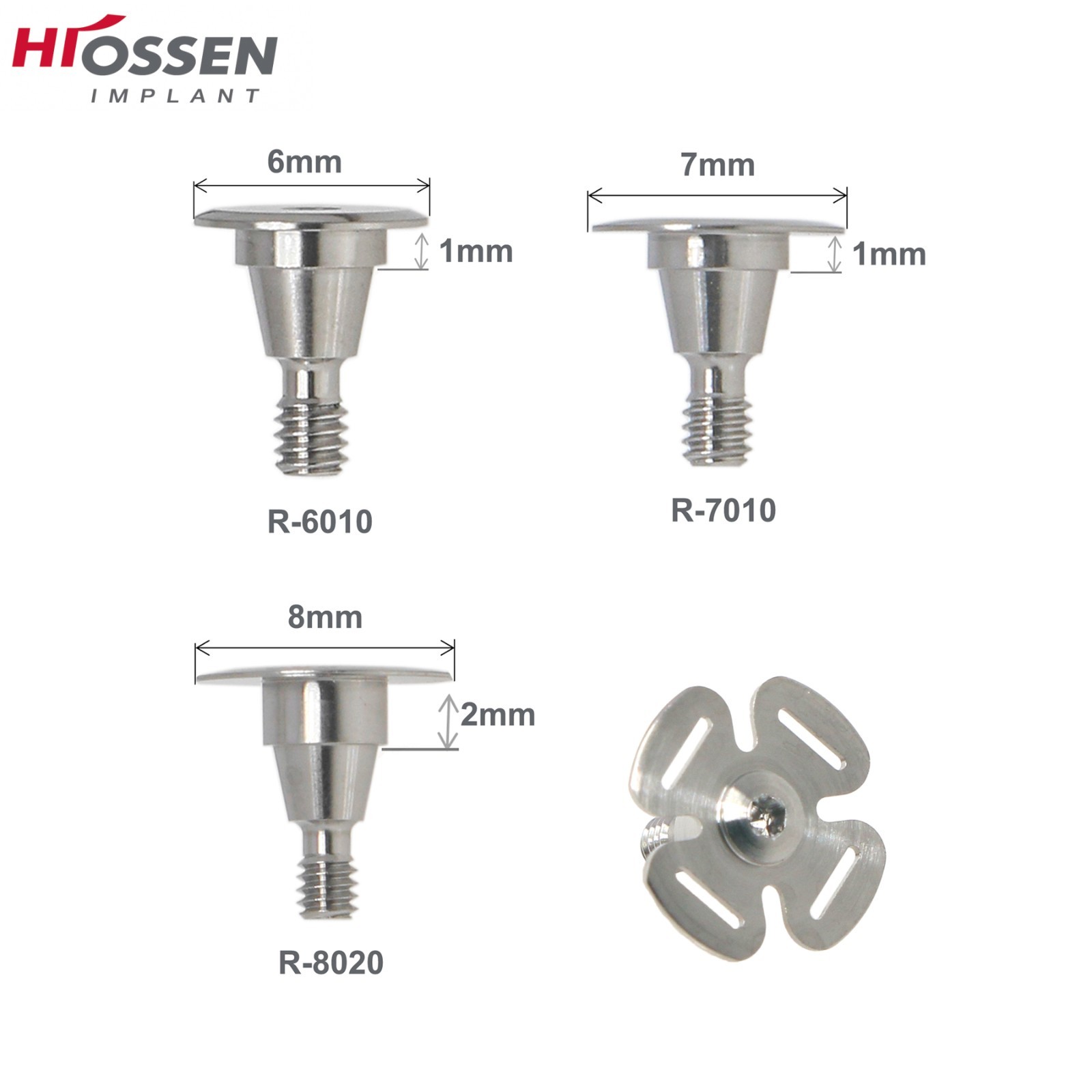 Implant Sinus Lift Temporary/Straight Transfer/Angled Abutments Fits Hiossen Oss