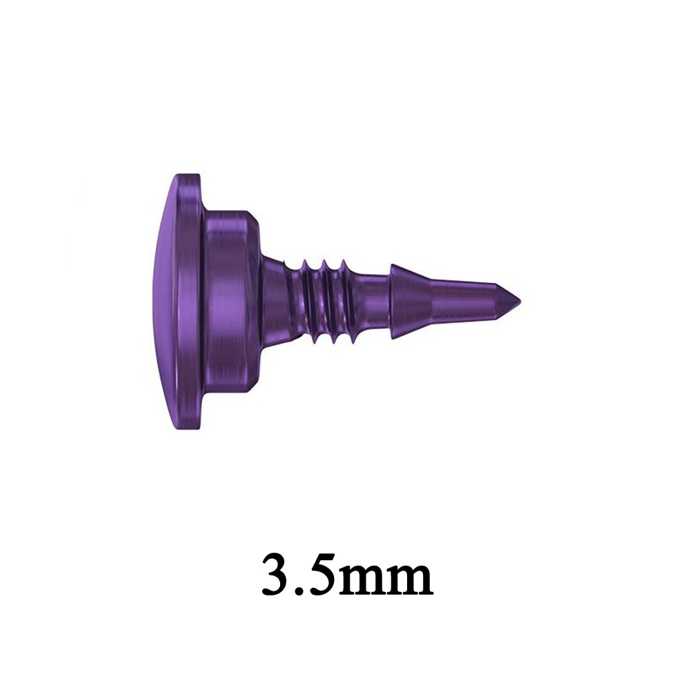 10pcs Dental GBR Bo ne Tack Screw 3.5mm Case Surg ical Membrane Fixation